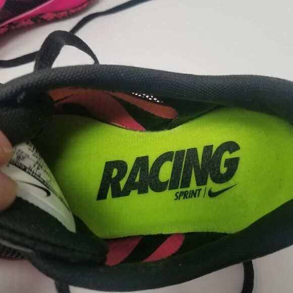 Nike Rival S Racing Sprint Pink and Black Cleats Shoes Womens Size 9.5. - Picture 4 of 15
